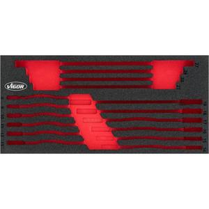 VIGOR-Inserto de espuma blanda para V4987 (vacío)-EAN 4047728049863 TALLERES DE ROLLING BANDEJAS VACÍAS-1/2/2 - Product Image 1