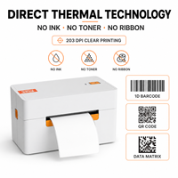 Imprimante d'étiquettes thermique directe Bluetooth USB A70 3 pouces 180 mm/s 203 DPI pour codes-barres et expédition en gros