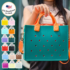 High Quality Hot Dark Green Luxury Eva Ladies Nice Tote Bag with Shoulder Strap Handbags Beach Manufacturers Tote Bags for Women