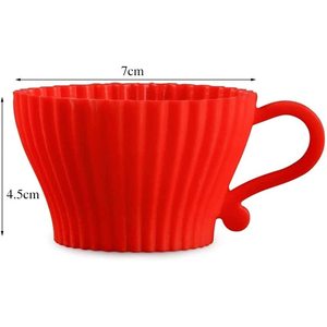 Silicone Round Muffin Cupcake Mold Oven Safe Dishwasher Safe For Baking Cupcakes Cake Tools - Product Image 2