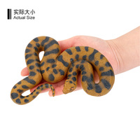 Figuras de Animales de PVC Sólido al por Mayor, Modelo de Simulación de Serpiente Pitón, Cobra, Juguetes de Animales