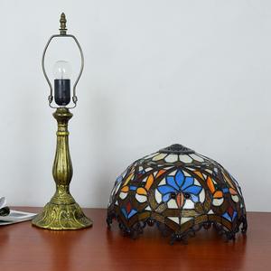 <span class=keywords><strong>Lampe</strong></span> de table en verre teinté de style <span class=keywords><strong>Tiffany</strong></span>, lumière d'ambiance colorée <span class=keywords><strong>Art</strong></span> Déco pour chambre à coucher, salon, hôtel, éclairage décoratif - Product Image 4