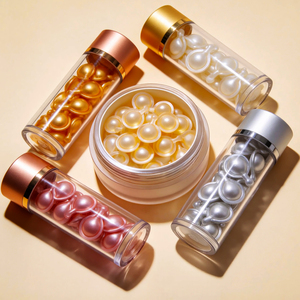 Cápsulas de Crema para <span class=keywords><strong>Ojos</strong></span> con Retinol, Hidratante, Vegana, Orgánica, Antiarrugas, para Ojeras, Hinchazón, Iluminadora, Elimina Bolsas en los <span class=keywords><strong>Ojos</strong></span> - Product Image 1