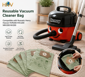 Sac d'<span class=keywords><strong>aspirateur</strong></span> réutilisable de style simple pour Numatic Henry, <span class=keywords><strong>Hoover</strong></span> HVR200, HVC200, NRV200, NV200 - Product Image 4