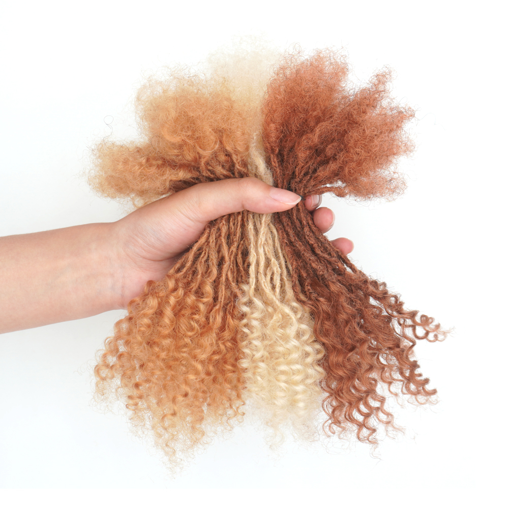 Vast Hair Workshop Craft Detail 10 for KAMA Real Human Hair Sisterlocks Extensions Handmade Microlocs with Curly Tips for Permanent Dreadlock