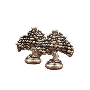 ต้นไม้เงินทองเหลือง 1 ชิ้น ต้นไม้แห่งความมั่งคั่ง ความเจริญรุ่งเรือง รูปปั้นทองคำแท่ง งานฝีมือทองแดง ของตกแต่งบ้านสไตล์วินเทจ - Product Image 5