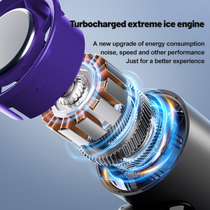 Mới Có Thể Sạc Lại Làm Mát Không Khí 100 Cao Tay Người Hâm Mộ Ngoài Trời 3000MAh Hiển Thị Kỹ Thuật Số Cầm Tay USB Di Động Có Thể Gập Lại Điện Mini Fan - Product Image 5