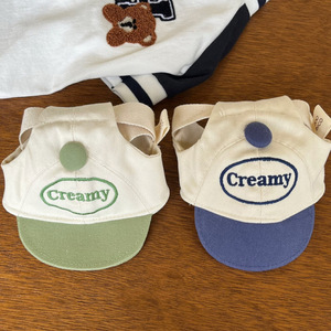 Gorra de béisbol para perro, sombrero para el sol, con orejas descubiertas, bordado de letras, estilo Instagram, sombrero para gato, sombrero para perro pequeño Bichón Frisé - Product Image 5