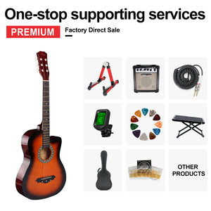 Chitarra Acustica <span class=keywords><strong>per</strong></span> <span class=keywords><strong>Principianti</strong></span> da 38 Pollici con Borsa <span class=keywords><strong>per</strong></span> il Trasporto, Colori Personalizzabili, Strumenti a Corda, Direttamente dalla Fabbrica - Product Image 6