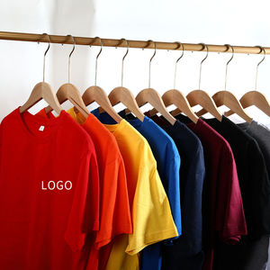 Camiseta de Cuello Redondo para Hombre, 100% Algodón, Corte Regular, Lisa, con Impresión de Logotipo Personalizado, Manga Corta, para Regalos en Ferias Comerciales - Product Image 1
