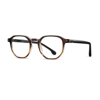 Lentes Ópticos de Lujo Lmamba F32207 de Alta Calidad, Armazón de Acetato TR90, Diseño Redondo, Estilo Vintage, Tendencia 2025, para Hombre y Mujer