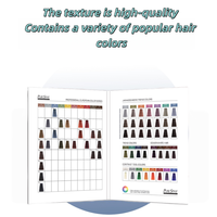 Carte de couleurs de cheveux personnalisée Purestyle Professional Salon, nuancier de teinture capillaire, échantillons de qualité supérieure