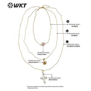 WT-JN109 Design Esclusivo di Un Set di Perle E Pietre Della Collana Della Signora di Nuovo Modo Dei Monili Della <span class=keywords><strong>Perla</strong></span> <span class=keywords><strong>Con</strong></span> <span class=keywords><strong>La</strong></span> Collana di Pietra - Product Image 6