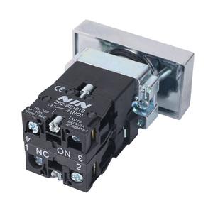 Top nhựa push button chuyển đổi XB2-BW8365 trực tiếp đôi vuông head chuyển đổi với Neon LED ánh sáng - Product Image 4