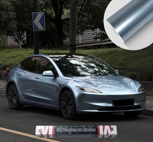 Pegatina seca moderna Tesla Glacier Blue Resistencia a las manchas que no amarillea Closs Car Tpu Protección de pintura contra arañazos - Product Image 1