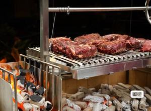 Cesta para brasero de acero inoxidable 304 con diseño plegable, altura ajustable y amortiguador de llama - Product Image 4