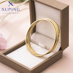 X0009867726 xuping all'ingrosso singolo strato forma singola Ultra sottile 14k placcato <span class=keywords><strong>oro</strong></span> Eco rame <span class=keywords><strong>bracciale</strong></span> <span class=keywords><strong>bambina</strong></span> - Product Image 3
