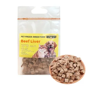 100g 0.22lb beef duck chicken liver Pet Food 100% Organic dog treats Hamster no added freeze-dried snacks cat treats
