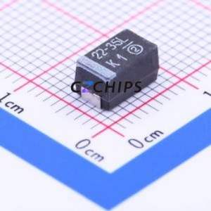 Condensador de Tántalo 593D226X9035E2TE3 CASE-E-7343-43(mm) (Capacidad: 22uF) (Precisión: 10%) (Voltaje Nominal: 35V) - Product Image 1