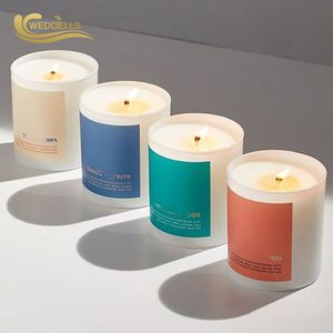 Nến Sang Trọng Được Cá Nhân Hóa Nhãn Hiệu Riêng Nến Thơm Bằng Thủy Tinh Màu Đen - Product Image 6