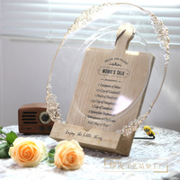 Assiettes de présentation empilables en plastique transparent à motif vintage, élégantes pour la mise en table des hôtels et restaurants