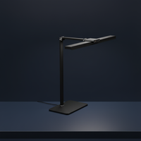 Lampe de bureau LED professionnelle 24W avec corps en aluminium, CRI 95 Ra élevé, lumière de lecture RG0 sans scintillement, lampe de table pliable