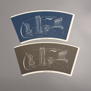 Matériau brut pour gobelets à soupe en papier pour restauration rapide, en papier laminé PE, imperméable et résistant à l'huile, imprimé sur mesure - Product Image 4
