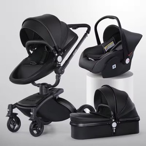 Poussette bébé de <span class=keywords><strong>luxe</strong></span> 3-en-1 en gros, pliable à un bouton, portable, cadre en aluminium, type voiture, pour enfants de 3 ans, en alliage - Product Image 1