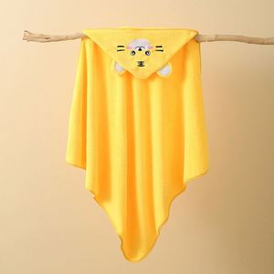Toalla de Baño Infantil Personalizada con Diseño de Animales, Toalla de Baño con Capucha para Bebé de Terciopelo Coral Suave y Absorbente - Product Image 5