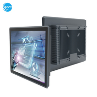 PC industriel sans ventilateur étanche ip65 10 10.4 12.1 15 17 pouces ipc Linux écran tactile intégré ordinateurs tout en un panneau Pc