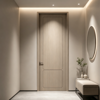 Portes en bois modernes LT en papier nid d'abeille, résistantes à l'humidité, insonorisées et sécurisées pour hôtel, villa, appartement