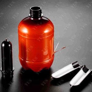 Preformas de PET de doble capa Hiromori de 79 g, color marrón y blanco, para envasado de cerveza, productos químicos diarios y farmacéuticos - Product Image 1