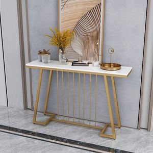 Tavolo Consolle di Design <span class=keywords><strong>Moderno</strong></span> Vintage <span class=keywords><strong>Barocco</strong></span> Antico con Piano in Marmo e Contenitore per Ingresso o Corridoio - Product Image 1
