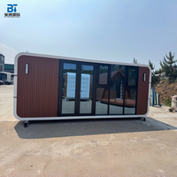 Casa Móvil de Lujo, Cabaña Apple de 40 pies, Casa Cápsula con Baño para Espacios Habitacionales en Hoteles y Resorts