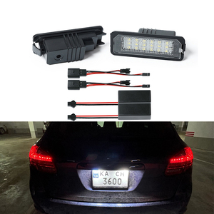 2 pièces HOPSTYLING pour 911/Cayman/Cayenne/Macan, éclairage de plaque d'immatriculation LED - Certifié E-mark 12V Aluminium - Product Image 4