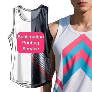 Lightweight Breathable Men's Sleeveless Dry Fit <b>Mesh</b> Running Singlet Customized Color Casual Basketball Marathon Tank Knitted - Product Image 1