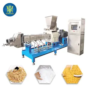 ماكينة وآلة بثق إعداد الأرز الصناعي الغذائي، لخط الإنتاج التلقائي ماكينة صنع الأرز الكونجاك المخصّص