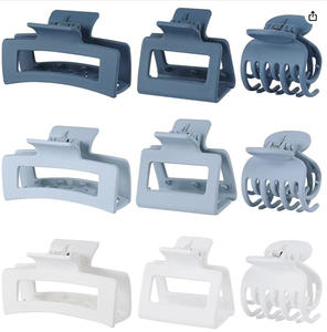 عرض خاص 8 عبوات بلاستيك غير لامع من البلاستيك من من من من من من خشب اليقطين مستطيل بشكل كبير ومجوف بشكل مربع ومستطيل للفتيات - Product Image 3