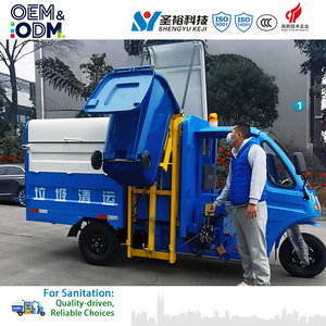 3-Wheel Mini <strong>Garbage</strong> <strong>Truck</strong> | 3.5m&sup3; <strong>Garbage</strong> Collection Tricycle With Side Bin | Waste Collection Tricycle - Product Image 2