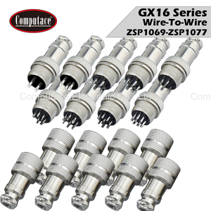 Conector Circular de Aviación GX16 Serie 2/3/4/5/6/7/8/9/10 Pines IP55 Macho/Hembra, Conector de Cable para Panel/Cable Metálico - Product Image 4