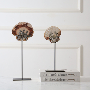 Europea Arte decoración acuario ornamento accesorios de concha de mar Natural decoración para el hogar - Product Image 3