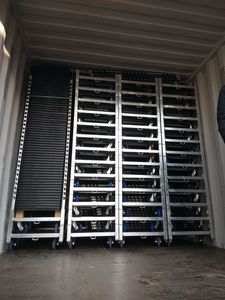 Cina più venduta in alluminio zincato a caldo con ruote in gomma in metallo per il trasporto di piante da fiore carrello - Product Image 4