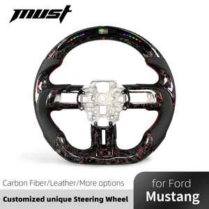 Volante de Fibra de Carbono Personalizado para <span class=keywords><strong>Ford</strong></span> <span class=keywords><strong>Mustang</strong></span> S550 2015-2023, GT, GT350R, GT500, <span class=keywords><strong>Shelby</strong></span> <span class=keywords><strong>Mach</strong></span> <span class=keywords><strong>1</strong></span>, Saleen S302, Interior Deportivo - Product Image 2