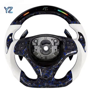 Volante Deportivo YZ con LED y Fibra de Carbono Forjada para <span class=keywords><strong>BMW</strong></span> M3 E92 E90 E93 E84 E87 320 325 330 335 320i <span class=keywords><strong>320d</strong></span> 335i 335d - Product Image 2