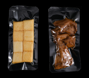 Sacs de conservation sous vide en PE biodégradable imprimés sur mesure par sérigraphie, matériaux recyclés, couleur personnalisée, thermoscellables pour aliments, salades, viandes - Product Image 3