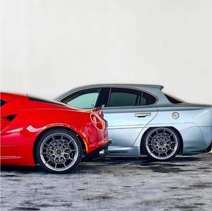 1件式银色拉丝定制锻造车轮5x112 5x114.3 5x120复杂的辐条设计，可增强美观度17-22英寸 - Product Image 5