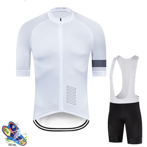Nouvelle tenue de cyclisme d'été <span class=keywords><strong>pour</strong></span> <span class=keywords><strong>homme</strong></span> – Maillot blanc à manches courtes anti-transpiration <span class=keywords><strong>pour</strong></span> la course sur route, 300g, avec logo multi-positions - Product Image 2