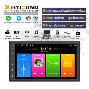 Flysonic OEM/ODM services mp5 <span class=keywords><strong>bluetooth</strong></span> 7 pouces <span class=keywords><strong>voiture</strong></span> <span class=keywords><strong>audio</strong></span> Android 10 système 2din lecteur de <span class=keywords><strong>voiture</strong></span> Mp5 - Product Image 1