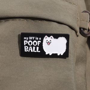 Брошь-значок «Мой лучший друг — пушистый шарик» с эмалью, в виде собаки породы померанский шпиц, мультяшное украшение, подарок для детей и друзей - Product Image 3