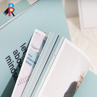 Cuaderno de Tapa Dura Cosida de Alta Calidad, Impresión Digital, Hojas Reciclables, para Promoción de Pequeñas Empresas, Venta al Por Mayor